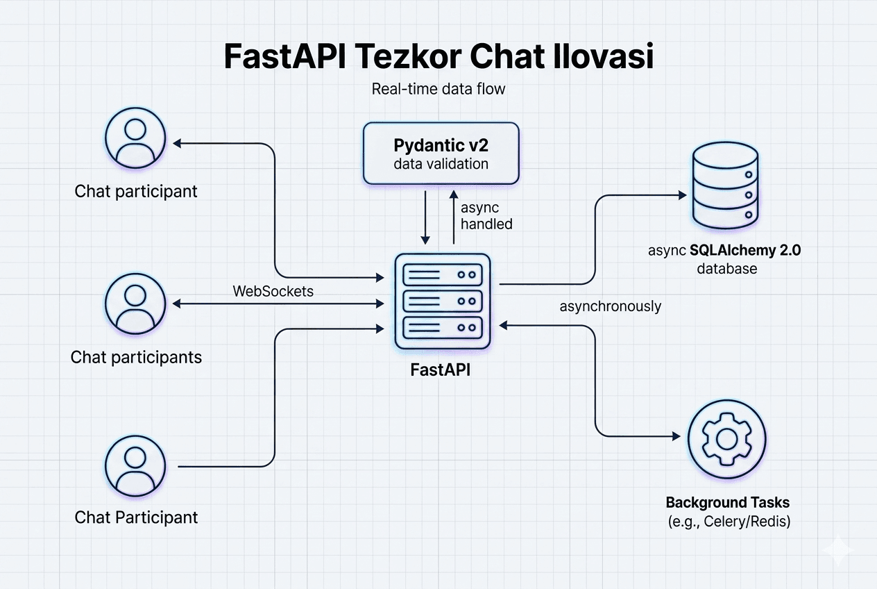 FastAPI Tezkor Chat Ilovasi